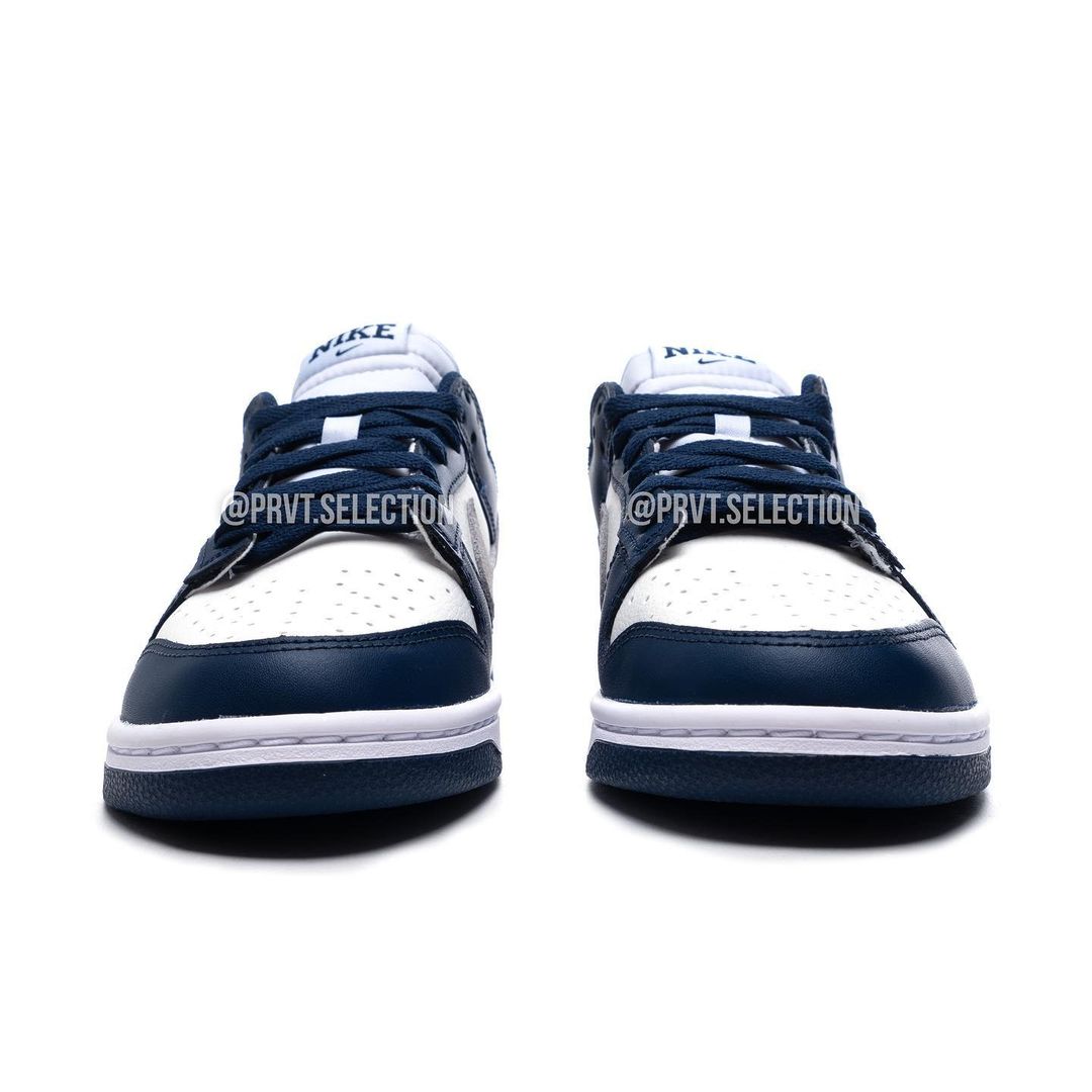 海外 1/31 発売予定！ナイキ ダンク ロー “ミッドナイトネイビー/ホワイト” (NIKE DUNK LOW “Midnight Navy/White”) [FD9749-400]