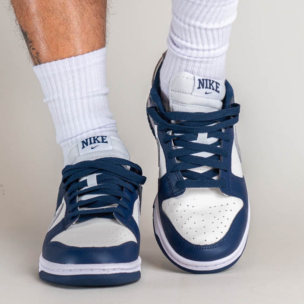 海外 1/31 発売予定！ナイキ ダンク ロー “ミッドナイトネイビー/ホワイト” (NIKE DUNK LOW “Midnight Navy/White”) [FD9749-400]