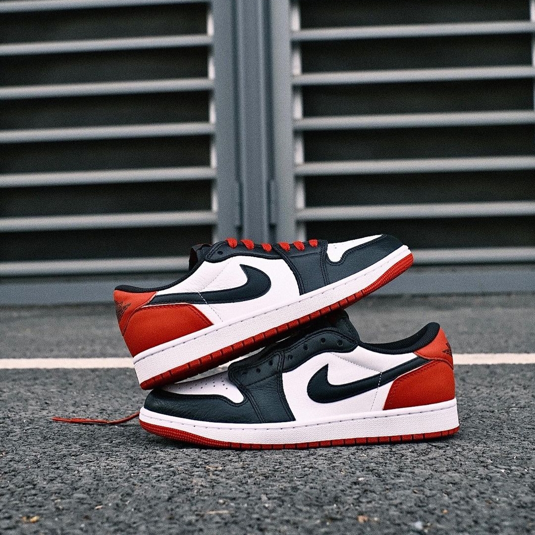 【国内 7/28 発売予定】ナイキ エア ジョーダン 1 ロー OG “ブラックトゥ” (NIKE AIR JORDAN 1 LOW OG “Black Toe/White/Black/Red”) [CZ0790-106]