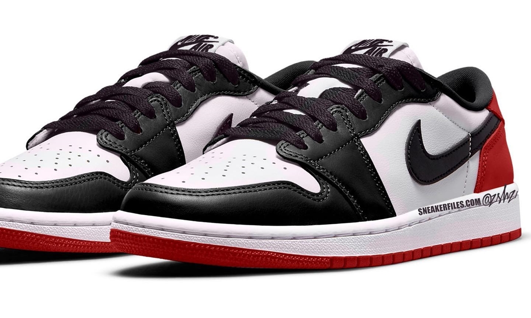 【国内 7/28 発売予定】ナイキ エア ジョーダン 1 ロー OG “ブラックトゥ” (NIKE AIR JORDAN 1 LOW OG “Black Toe/White/Black/Red”) [CZ0790-106]