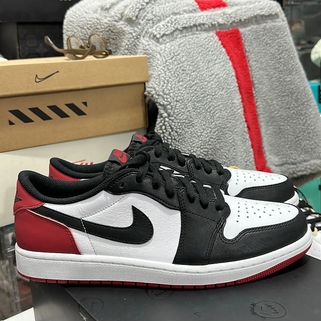 【国内 7/28 発売予定】ナイキ エア ジョーダン 1 ロー OG “ブラックトゥ” (NIKE AIR JORDAN 1 LOW OG “Black Toe/White/Black/Red”) [CZ0790-106]