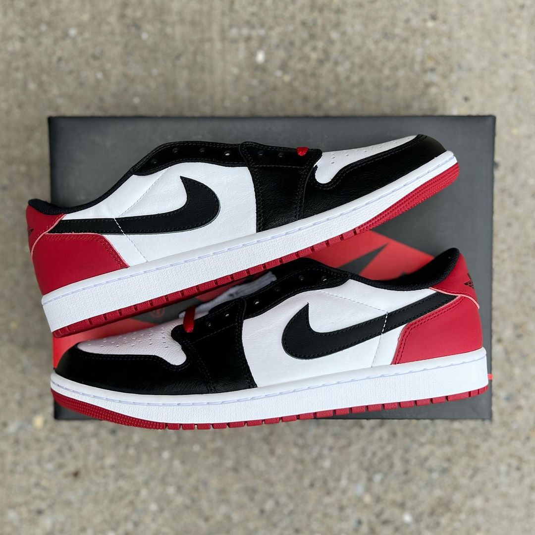 【国内 7/28 発売予定】ナイキ エア ジョーダン 1 ロー OG “ブラックトゥ” (NIKE AIR JORDAN 1 LOW OG “Black Toe/White/Black/Red”) [CZ0790-106]