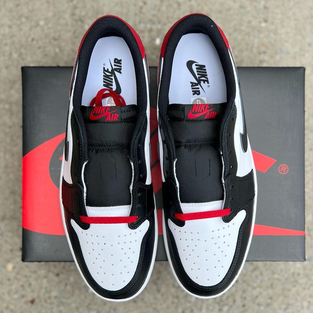 【国内 7/28 発売予定】ナイキ エア ジョーダン 1 ロー OG “ブラックトゥ” (NIKE AIR JORDAN 1 LOW OG “Black Toe/White/Black/Red”) [CZ0790-106]