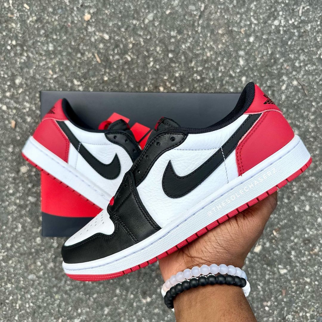 【国内 7/28 発売予定】ナイキ エア ジョーダン 1 ロー OG “ブラックトゥ” (NIKE AIR JORDAN 1 LOW OG “Black Toe/White/Black/Red”) [CZ0790-106]