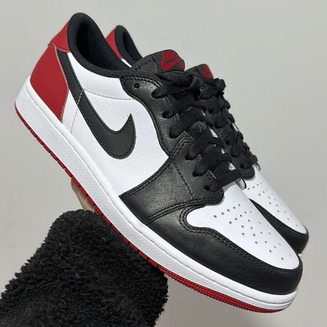 【国内 7/28 発売予定】ナイキ エア ジョーダン 1 ロー OG “ブラックトゥ” (NIKE AIR JORDAN 1 LOW OG “Black Toe/White/Black/Red”) [CZ0790-106]