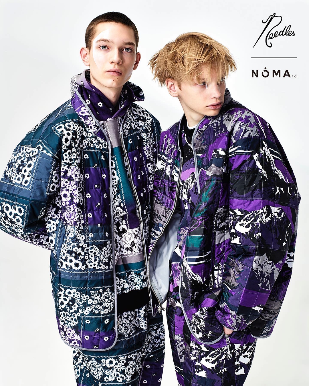 NEEDLES x NOMA t.d. コラボが11/12 発売！オリジナルテキスタイルを採用した5型アイテム (ニードルズ ノーマティーディー)