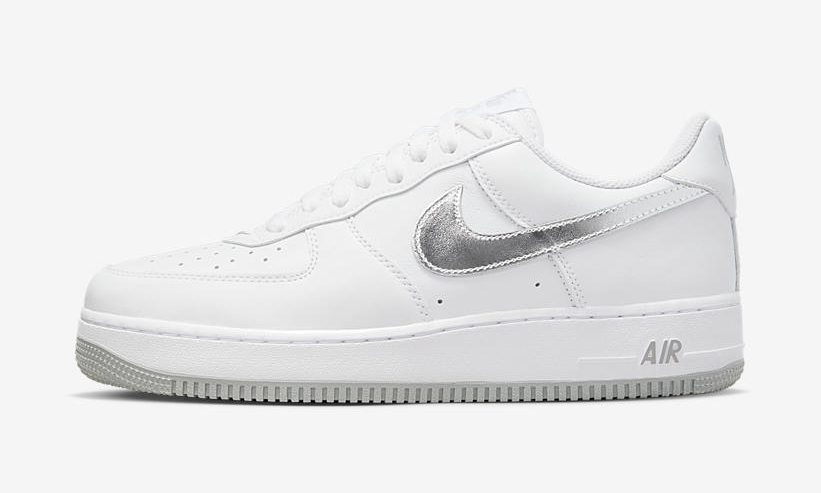 【国内 12/3 発売予定】ナイキ エア フォース 1 ロー “カラー オブ ザ マンス/ホワイト/メタリックシルバー” (NIKE AIR FORCE 1 LOW “Color of the Month/White/Metallic Silver”) [DZ6755-100]