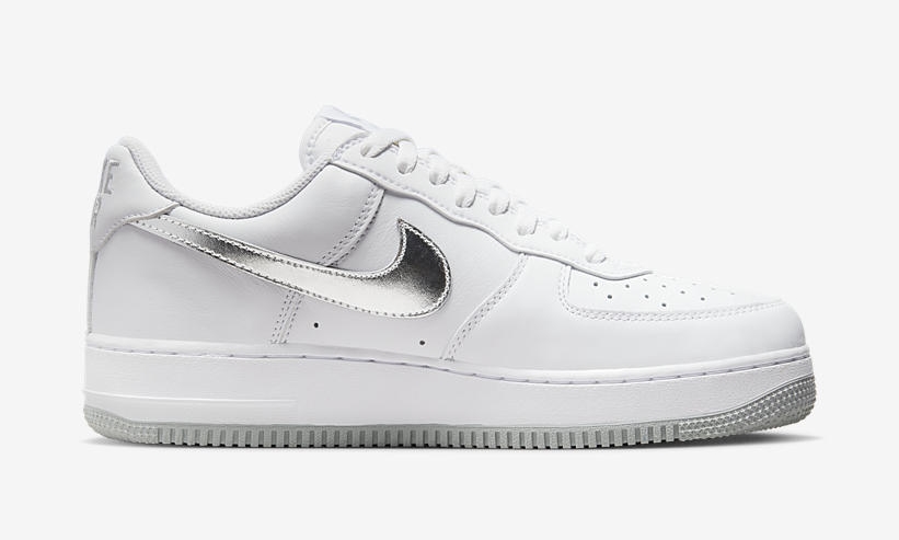 【国内 12/3 発売予定】ナイキ エア フォース 1 ロー “カラー オブ ザ マンス/ホワイト/メタリックシルバー” (NIKE AIR FORCE 1 LOW “Color of the Month/White/Metallic Silver”) [DZ6755-100]