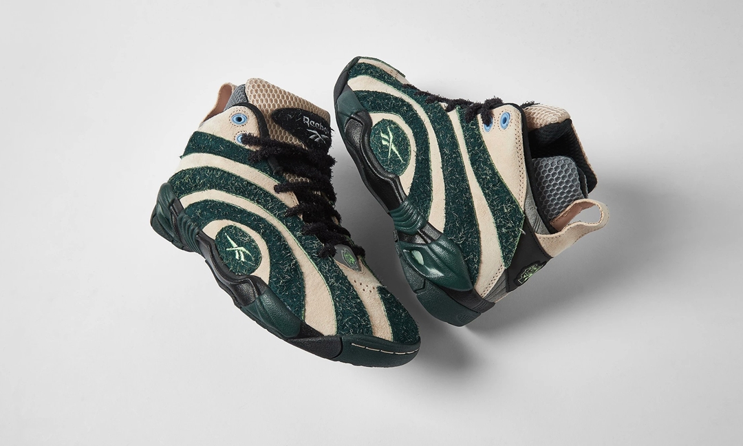 【国内 12/1 発売】BRAIN DEAD × REEBOK SHAQNOSIS "Soft Ecru, Black & Forest" (ブレインデッド リーボック シャックノーシス) [GX9600]