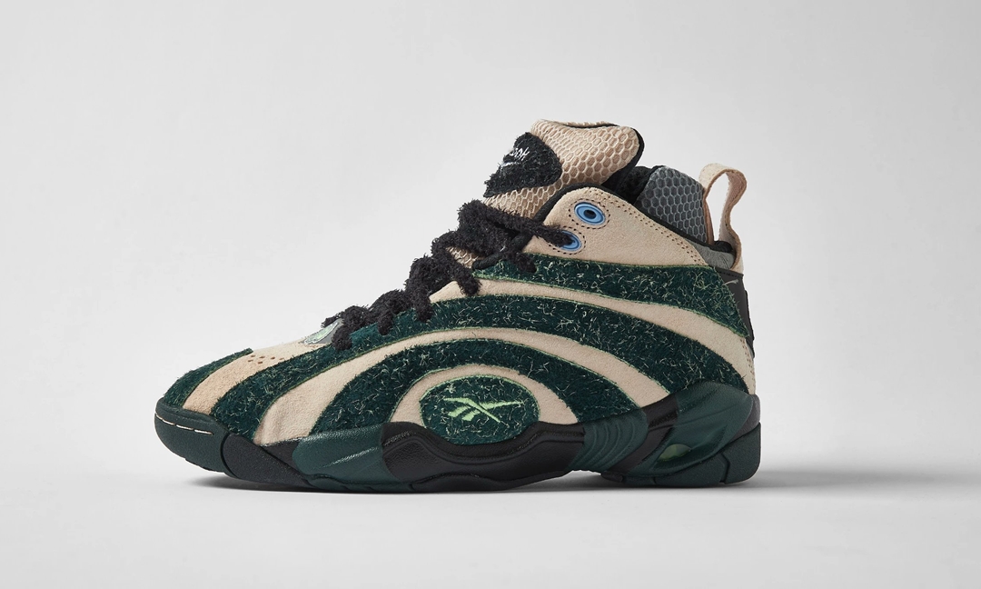 【国内 12/1 発売】BRAIN DEAD × REEBOK SHAQNOSIS “Soft Ecru, Black & Forest” (ブレインデッド リーボック シャックノーシス) [GX9600]