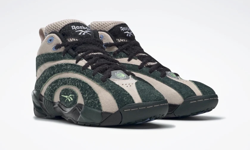 【国内 12/1 発売】BRAIN DEAD × REEBOK SHAQNOSIS “Soft Ecru, Black & Forest” (ブレインデッド リーボック シャックノーシス) [GX9600]