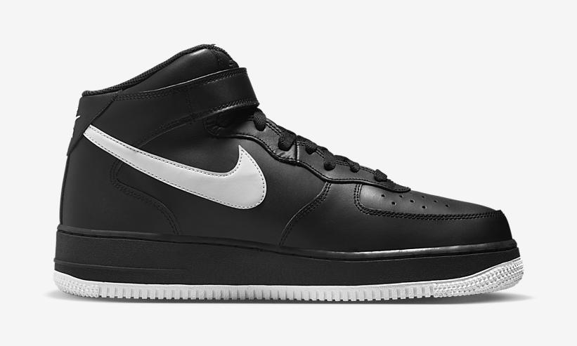 2022年 発売予定！ナイキ エア フォース 1 ミッド “ブラック/ホワイト” (NIKE AIR FORCE 1 MID “Black/White”) [DV0806-001]