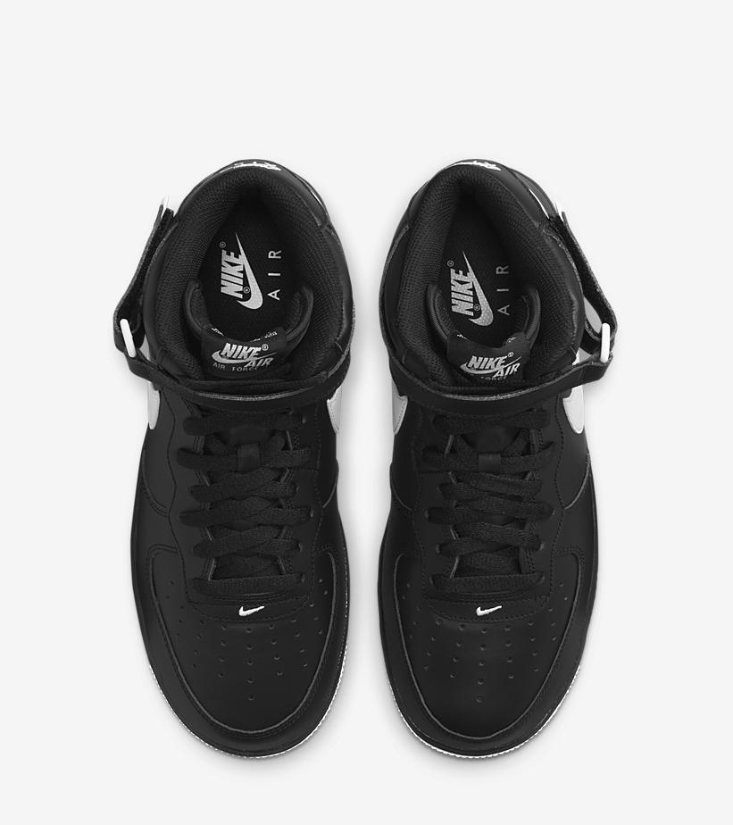 2022年 発売予定！ナイキ エア フォース 1 ミッド “ブラック/ホワイト” (NIKE AIR FORCE 1 MID “Black/White”) [DV0806-001]