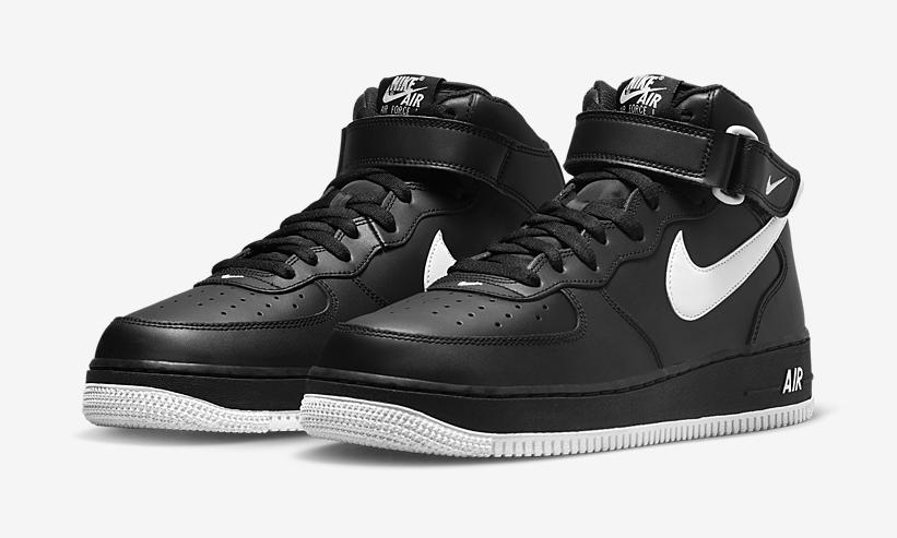 2022年 発売予定！ナイキ エア フォース 1 ミッド “ブラック/ホワイト” (NIKE AIR FORCE 1 MID “Black/White”) [DV0806-001]