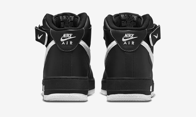 2022年 発売予定！ナイキ エア フォース 1 ミッド “ブラック/ホワイト” (NIKE AIR FORCE 1 MID “Black/White”) [DV0806-001]