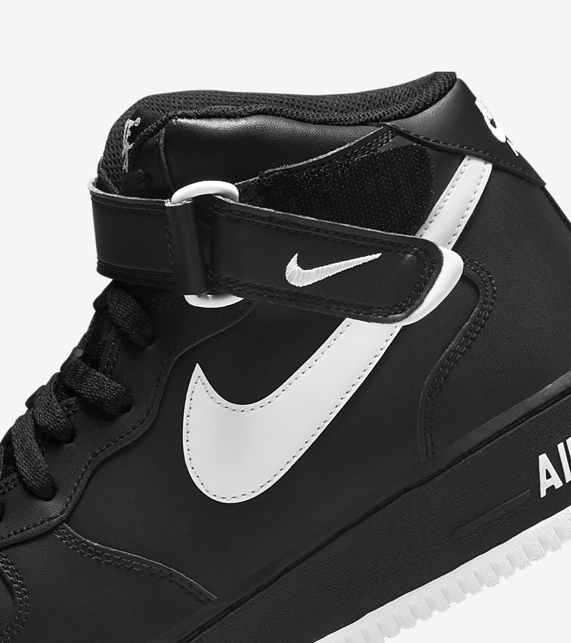 2022年 発売予定！ナイキ エア フォース 1 ミッド “ブラック/ホワイト” (NIKE AIR FORCE 1 MID “Black/White”) [DV0806-001]