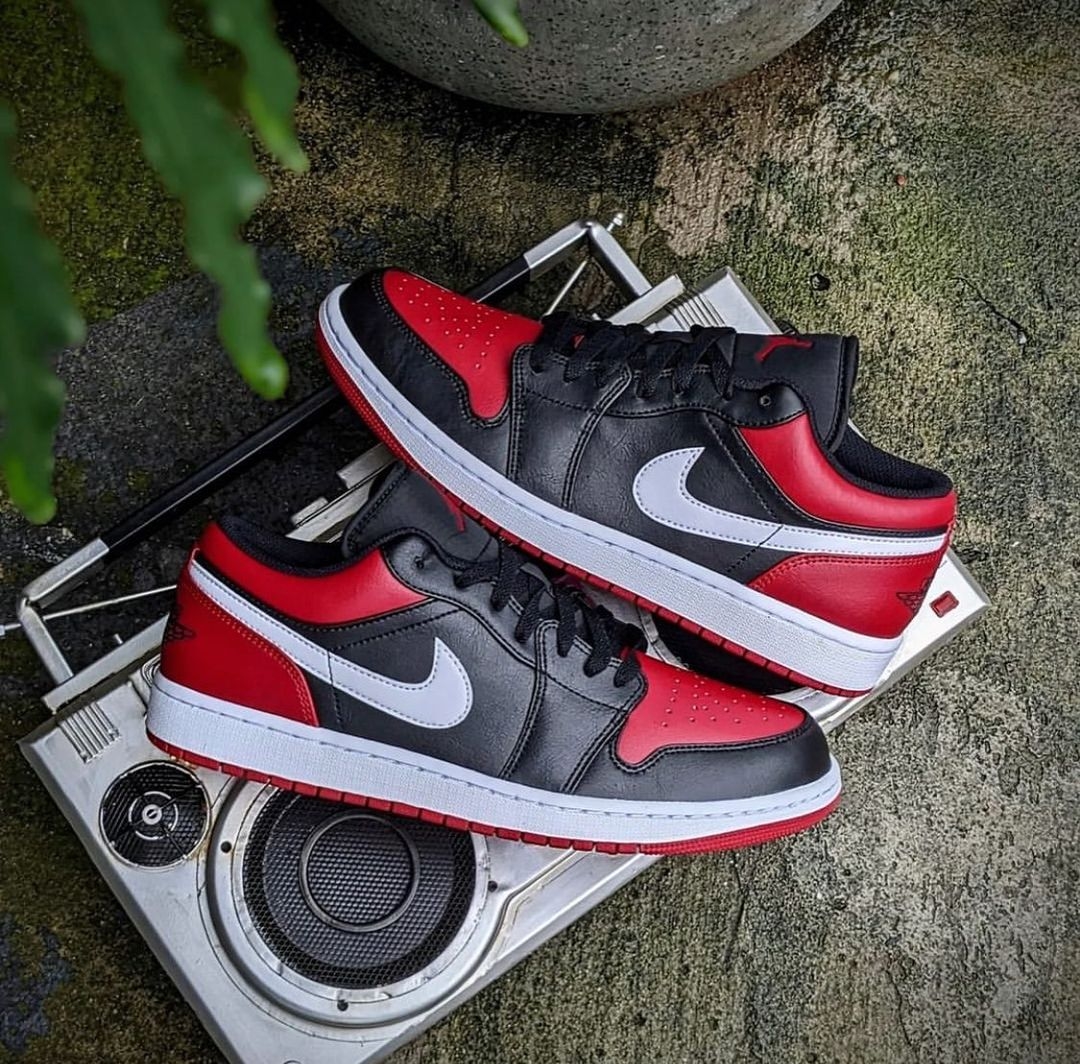 2023年 発売予定！ナイキ エア ジョーダン 1 ロー "ブレッドトゥ" (NIKE AIR JORDAN 1 LOW "Bred Toe/Black/Red/White”)