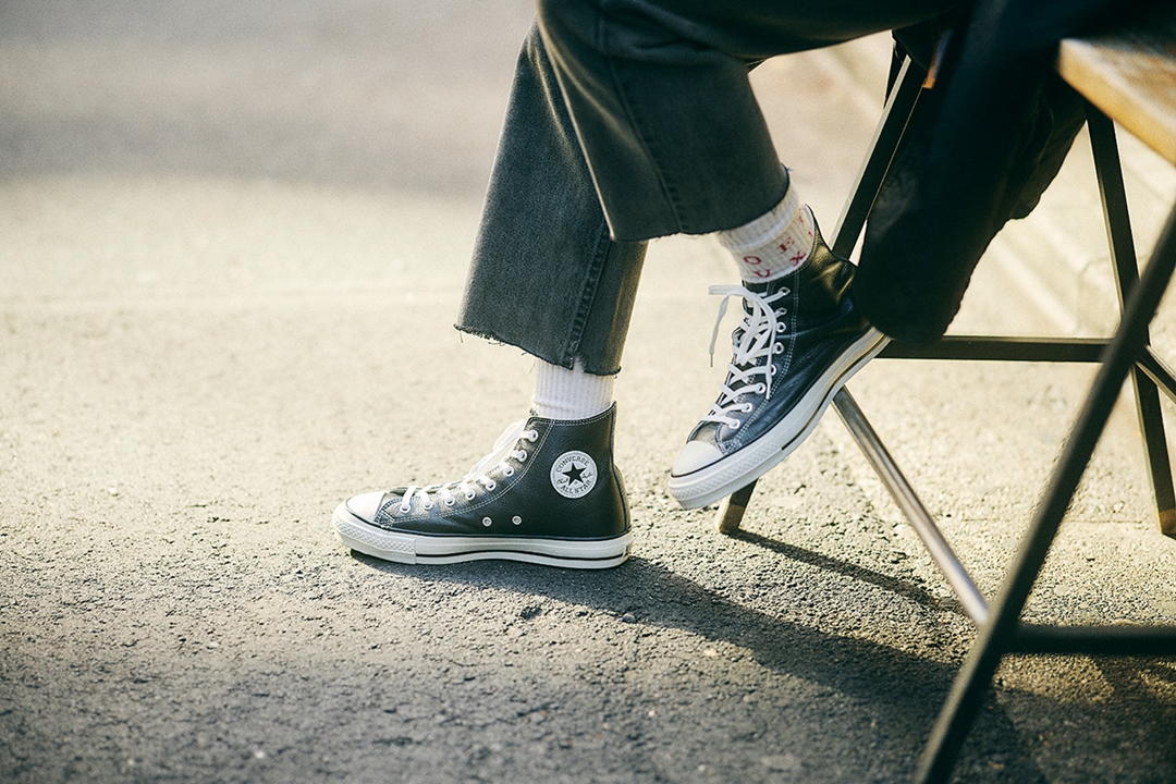 【国内 12/2 発売】姫路レザーを使用した BILLY’S × CONVERSE 別注 LEATHER ALL STAR J HI x E-WAX (ビリーズ コンバース レザー オールスター)