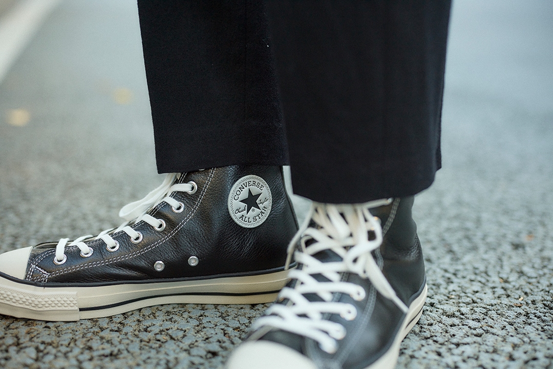 【国内 12/2 発売】姫路レザーを使用した BILLY’S × CONVERSE 別注 LEATHER ALL STAR J HI x E-WAX (ビリーズ コンバース レザー オールスター)