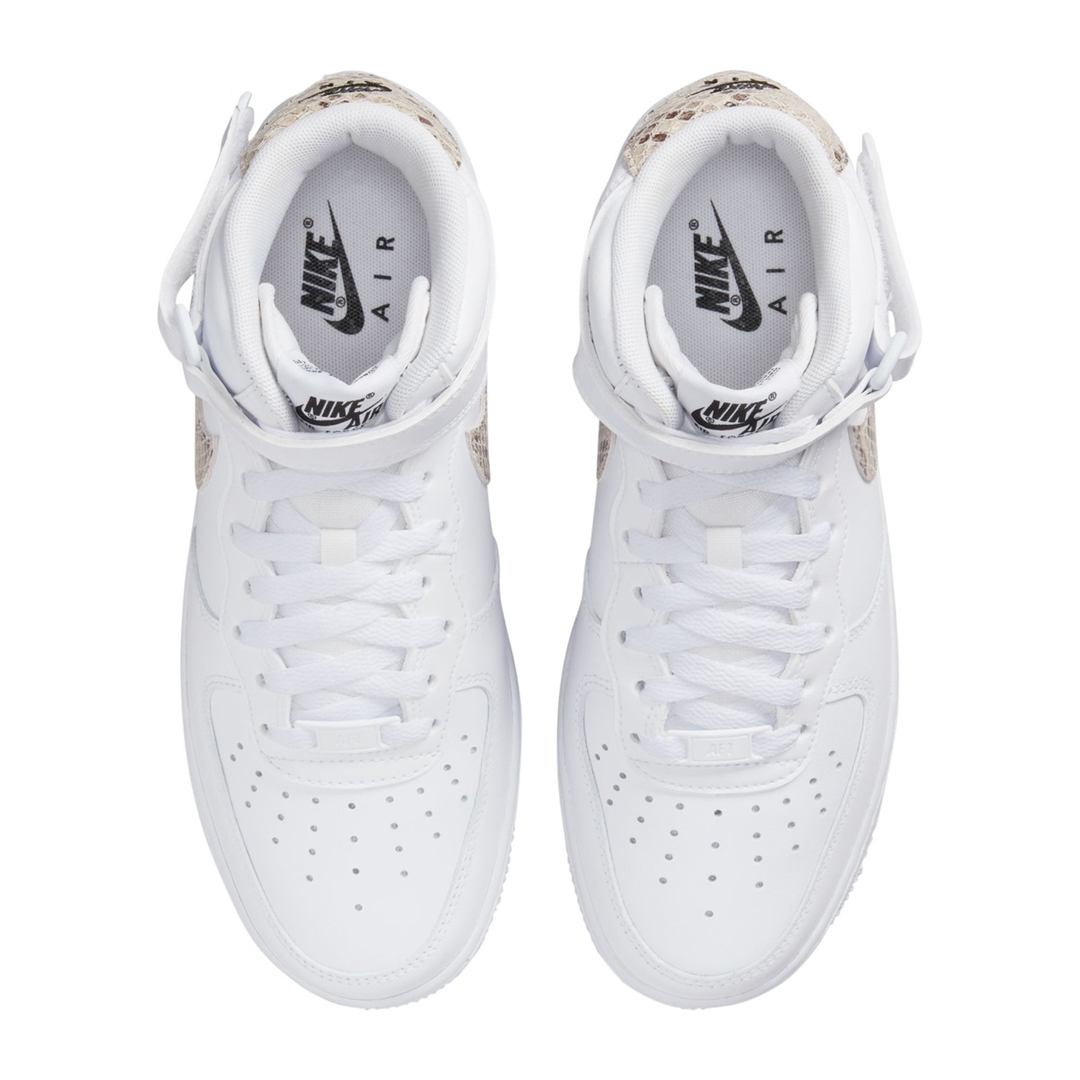 2023年 発売予定！ナイキ エア フォース 1 ミッド ”スネークスキンスウッシュ/ホワイト” (NIKE AIR FORCE 1 MID “Snakeskin Swoosh/White”) [DD9625-101]