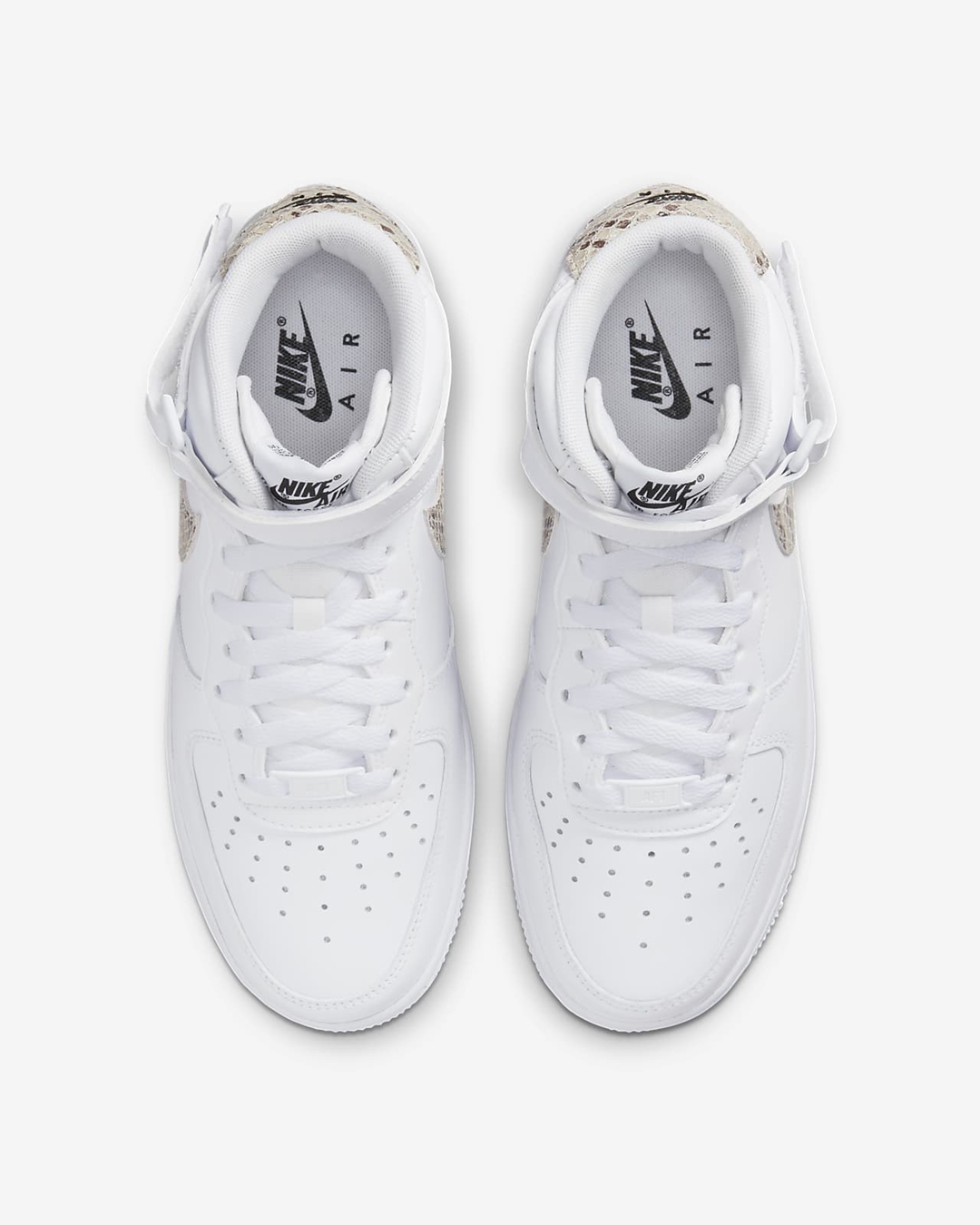 2023年 発売予定！ナイキ エア フォース 1 ミッド ”スネークスキンスウッシュ/ホワイト” (NIKE AIR FORCE 1 MID “Snakeskin Swoosh/White”) [DD9625-101]