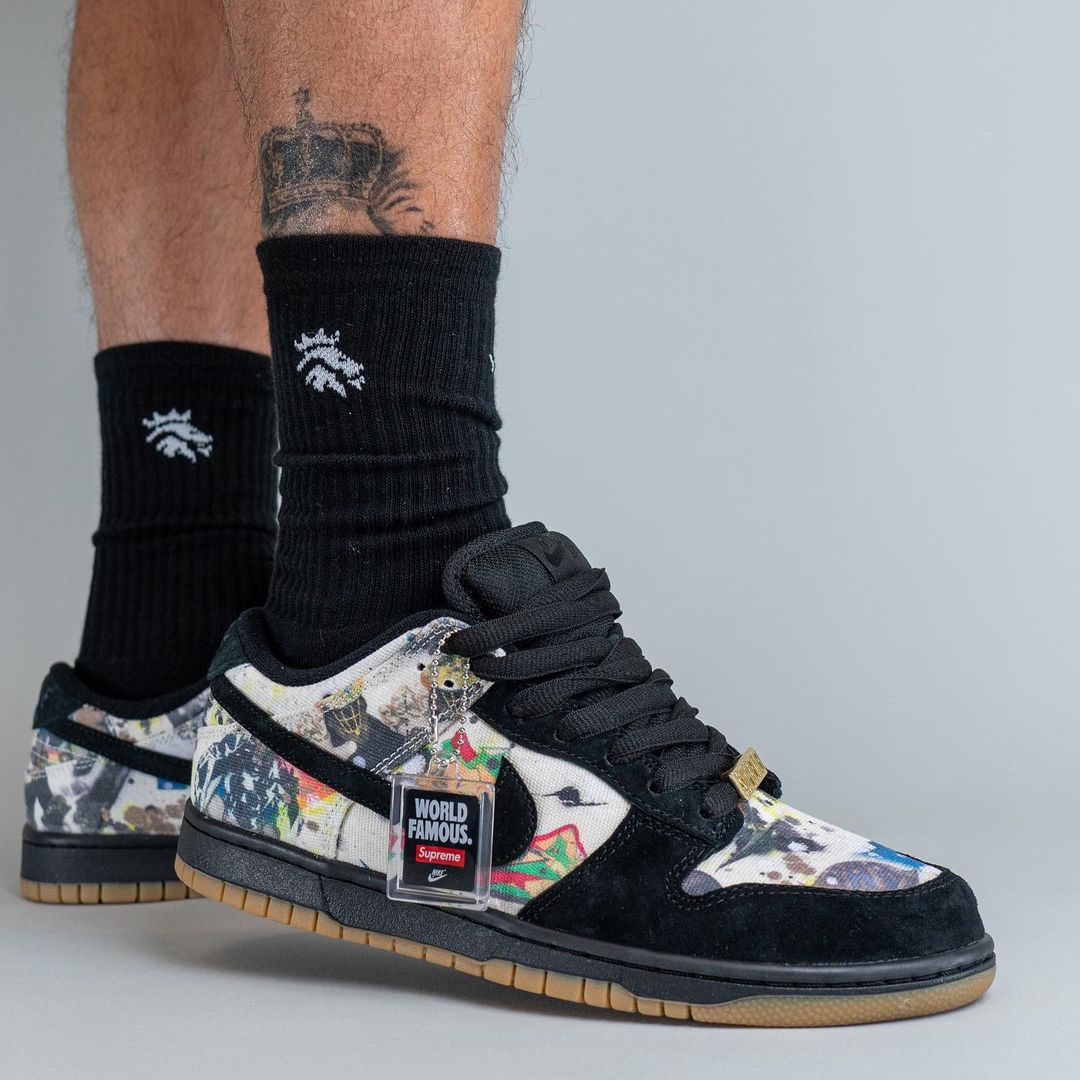 【国内 9/2 発売予定】シュプリーム × ナイキ SB ダンク ロー/ハイ “ラメルジー” (SUPREME NIKE SB DUNK LOW/HIGH 2023 “Rammellzee”) [FD8778-001/FD8779-100]