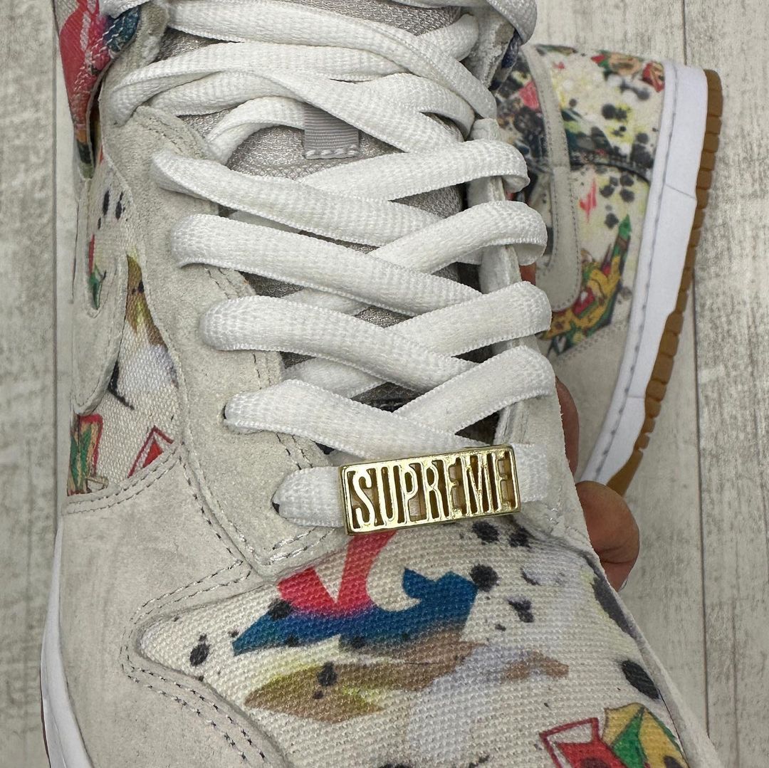 【国内 9/2 発売予定】シュプリーム × ナイキ SB ダンク ロー/ハイ “ラメルジー” (SUPREME NIKE SB DUNK LOW/HIGH 2023 “Rammellzee”) [FD8778-001/FD8779-100]