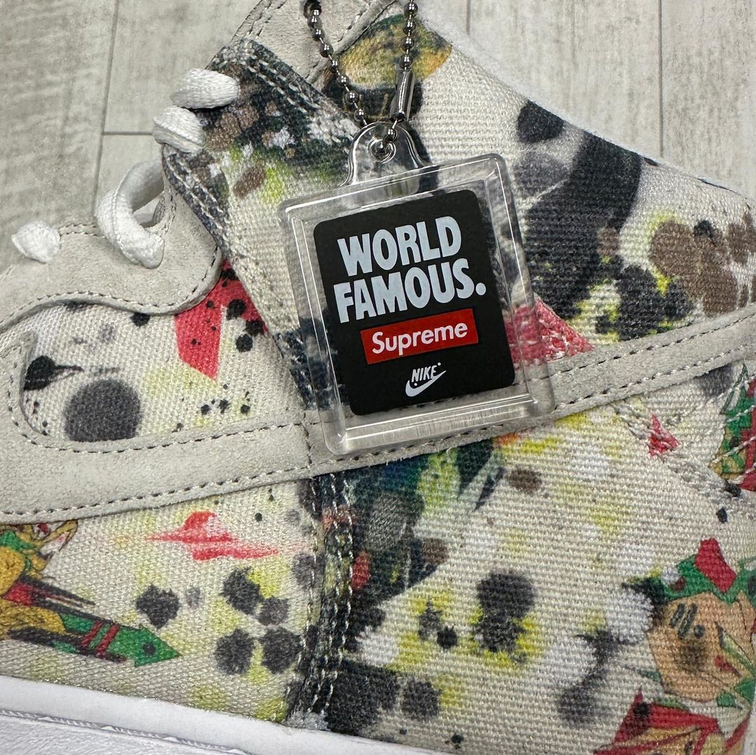 【国内 9/2 発売予定】シュプリーム × ナイキ SB ダンク ロー/ハイ “ラメルジー” (SUPREME NIKE SB DUNK LOW/HIGH 2023 “Rammellzee”) [FD8778-001/FD8779-100]