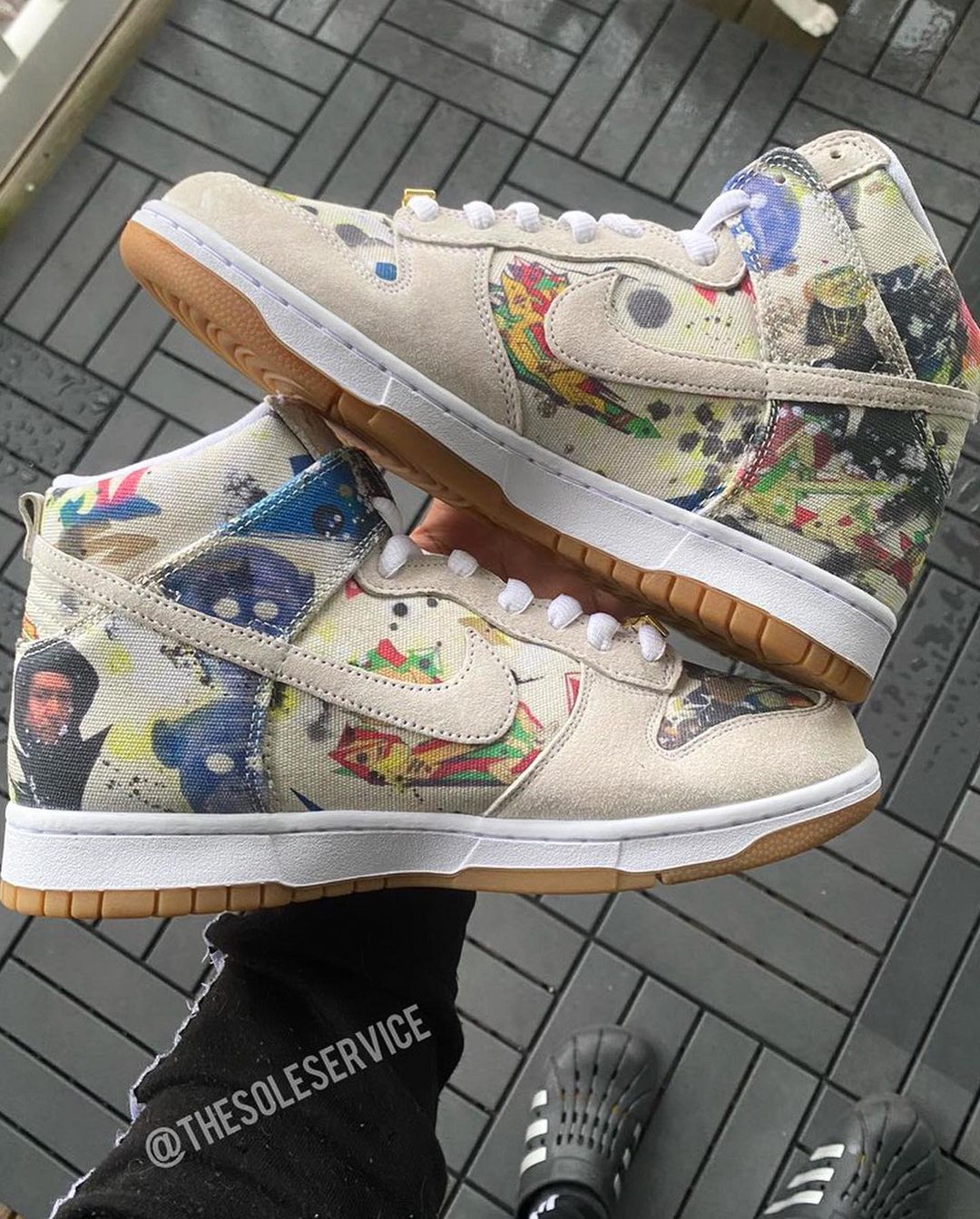 【国内 9/2 発売予定】シュプリーム × ナイキ SB ダンク ロー/ハイ “ラメルジー” (SUPREME NIKE SB DUNK LOW/HIGH 2023 “Rammellzee”) [FD8778-001/FD8779-100]