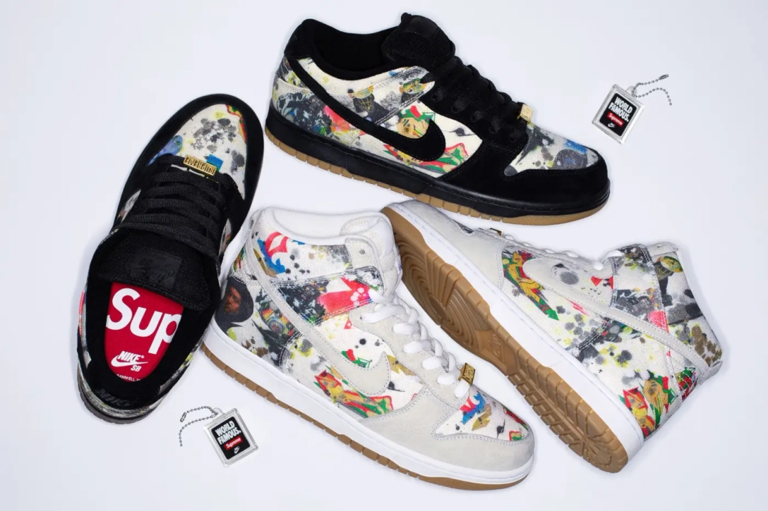 【国内 9/2 発売予定】シュプリーム × ナイキ SB ダンク ロー/ハイ “ラメルジー” (SUPREME NIKE SB DUNK LOW/HIGH 2023 “Rammellzee”) [FD8778-001/FD8779-100]