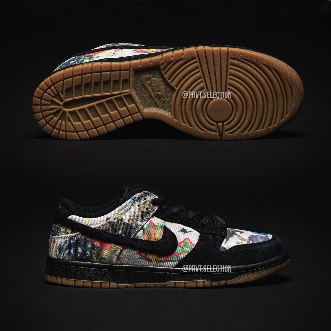 【国内 9/2 発売予定】シュプリーム × ナイキ SB ダンク ロー/ハイ “ラメルジー” (SUPREME NIKE SB DUNK LOW/HIGH 2023 “Rammellzee”) [FD8778-001/FD8779-100]