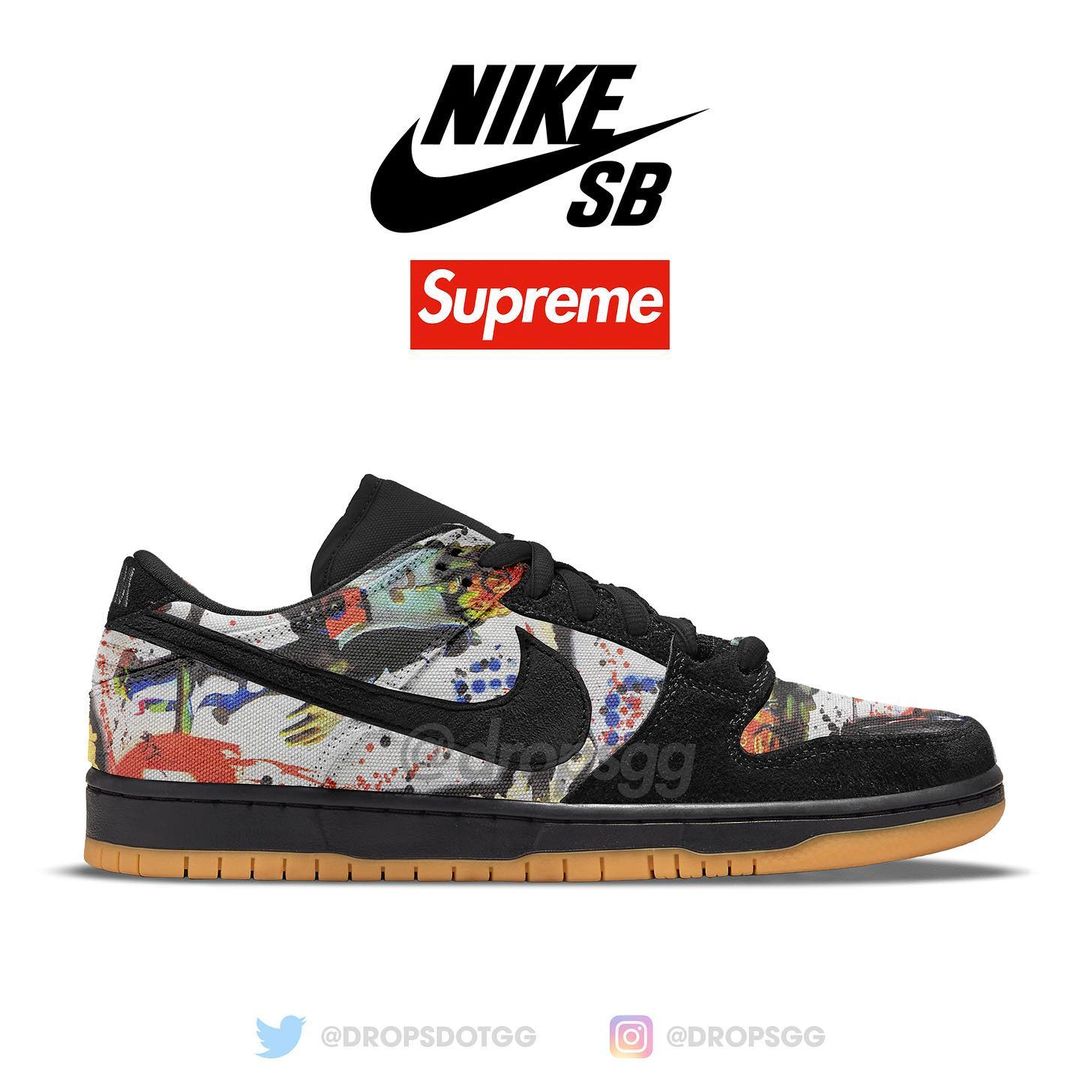 【国内 9/2 発売予定】シュプリーム × ナイキ SB ダンク ロー/ハイ “ラメルジー” (SUPREME NIKE SB DUNK LOW/HIGH 2023 “Rammellzee”) [FD8778-001/FD8779-100]