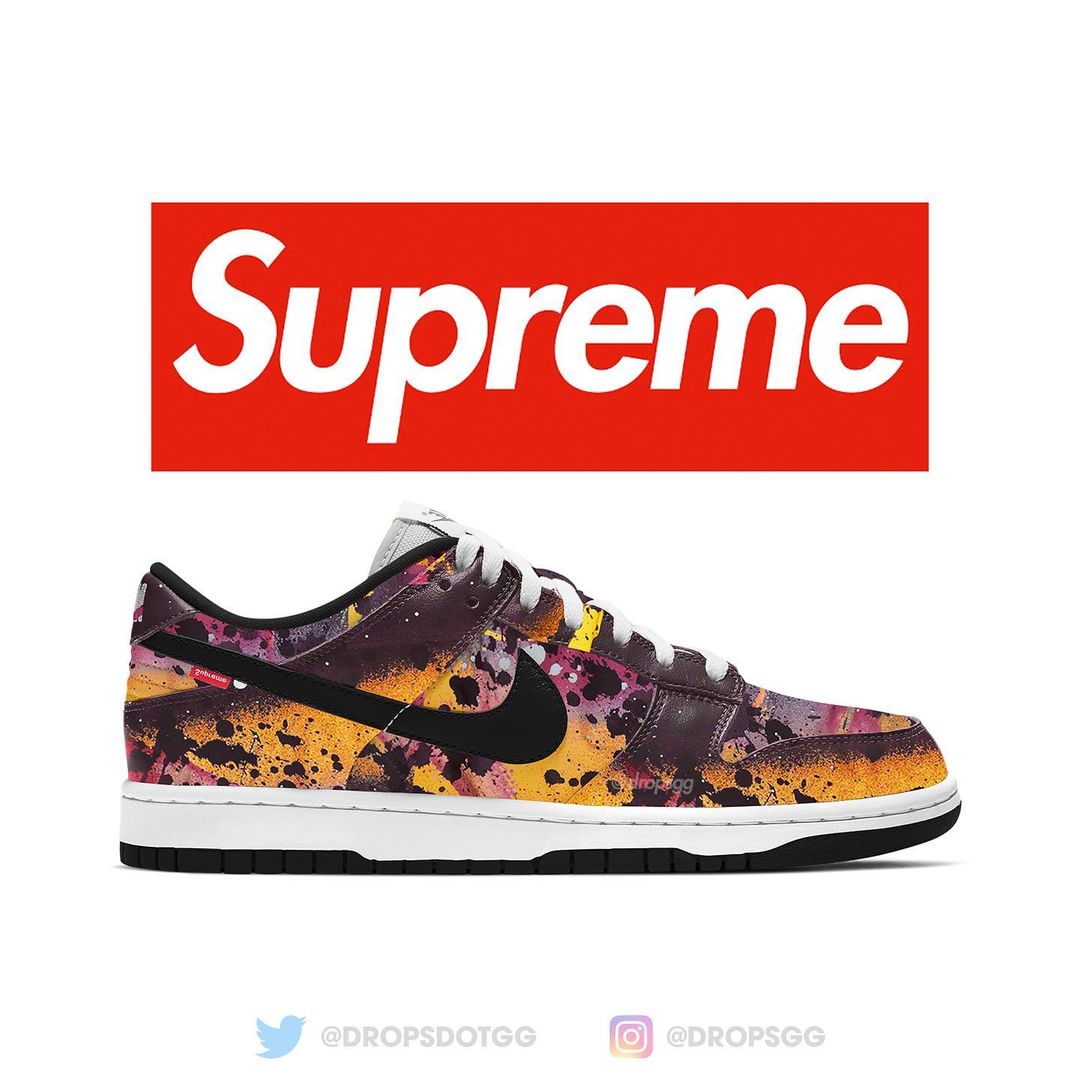 【国内 9/2 発売予定】シュプリーム × ナイキ SB ダンク ロー/ハイ “ラメルジー” (SUPREME NIKE SB DUNK LOW/HIGH 2023 “Rammellzee”) [FD8778-001/FD8779-100]