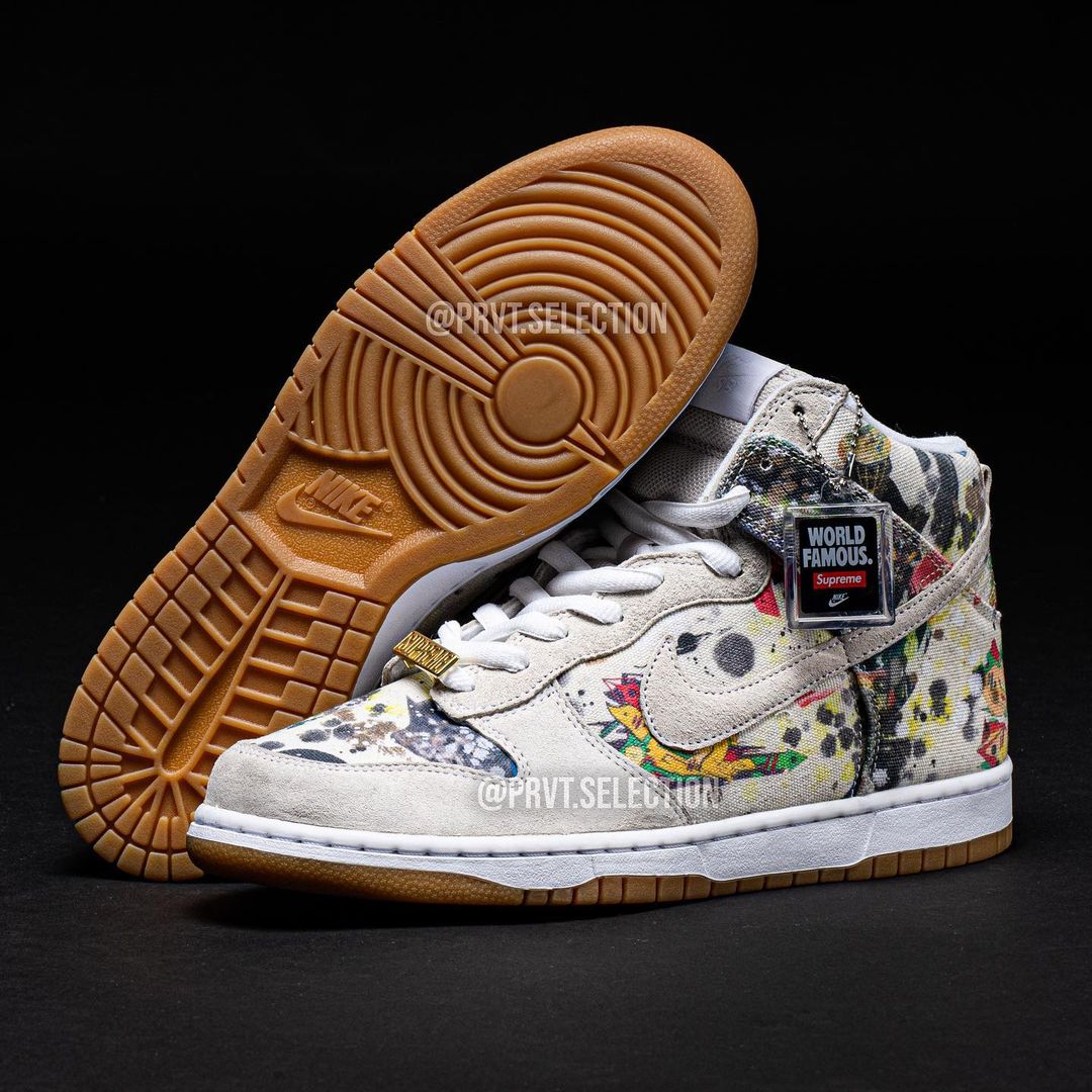 【国内 9/2 発売予定】シュプリーム × ナイキ SB ダンク ロー/ハイ “ラメルジー” (SUPREME NIKE SB DUNK LOW/HIGH 2023 “Rammellzee”) [FD8778-001/FD8779-100]