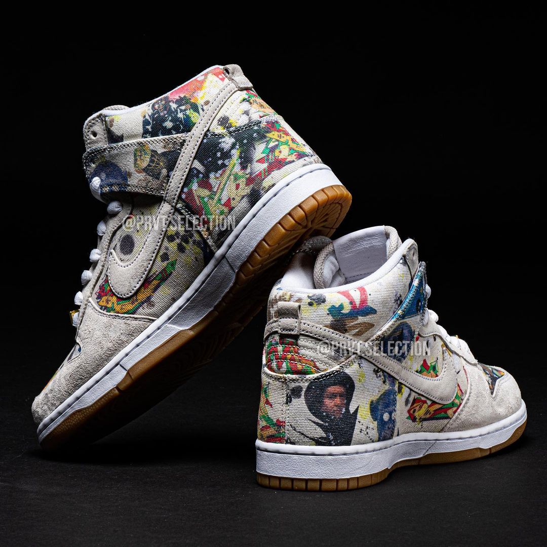 【国内 9/2 発売予定】シュプリーム × ナイキ SB ダンク ロー/ハイ “ラメルジー” (SUPREME NIKE SB DUNK LOW/HIGH 2023 “Rammellzee”) [FD8778-001/FD8779-100]