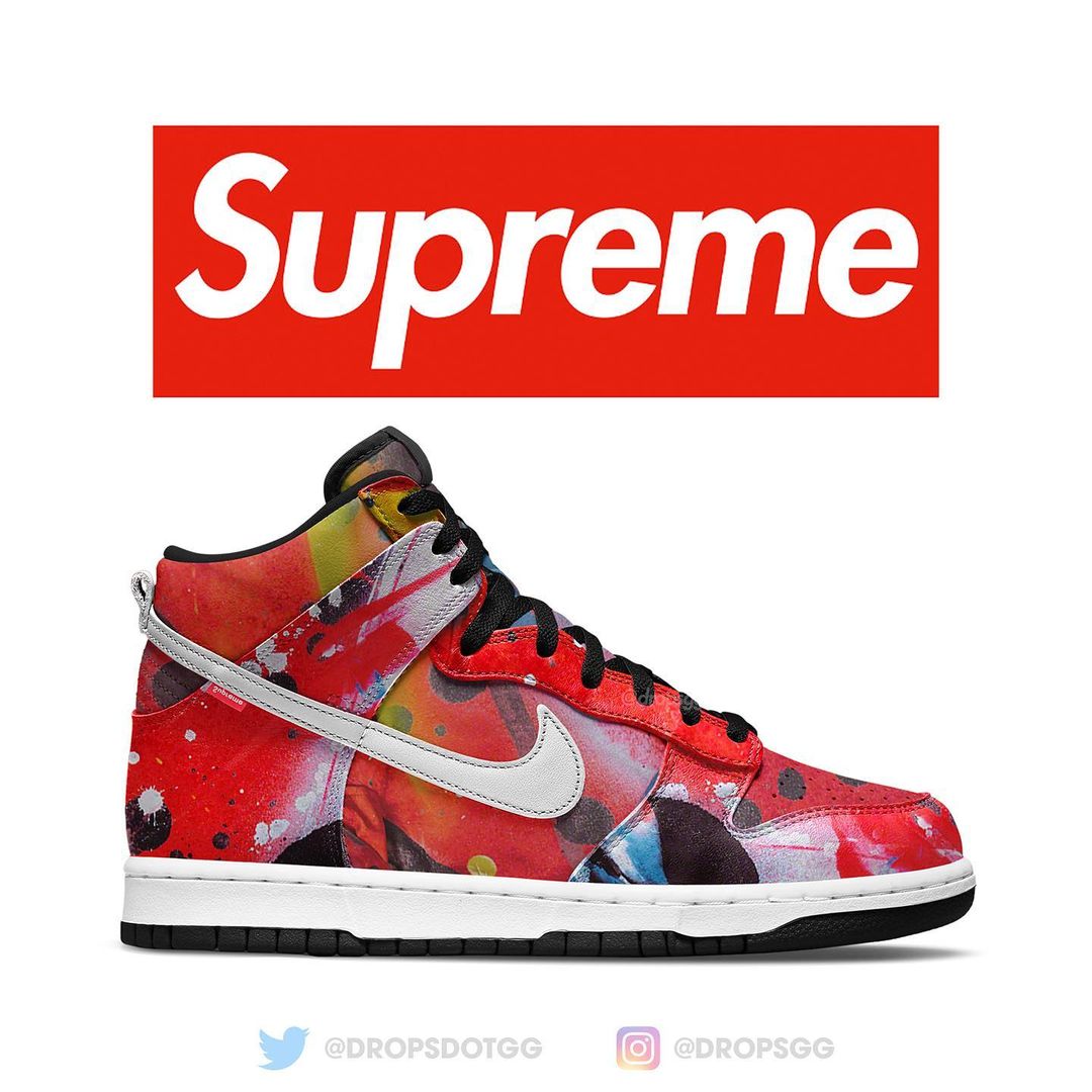 【国内 9/2 発売予定】シュプリーム × ナイキ SB ダンク ロー/ハイ “ラメルジー” (SUPREME NIKE SB DUNK LOW/HIGH 2023 “Rammellzee”) [FD8778-001/FD8779-100]