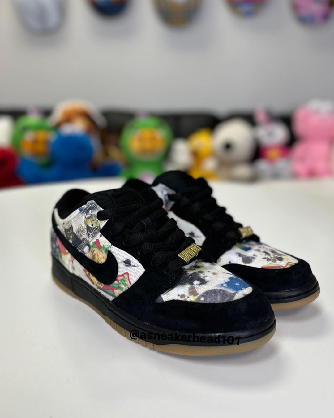 【国内 9/2 発売予定】シュプリーム × ナイキ SB ダンク ロー/ハイ “ラメルジー” (SUPREME NIKE SB DUNK LOW/HIGH 2023 “Rammellzee”) [FD8778-001/FD8779-100]