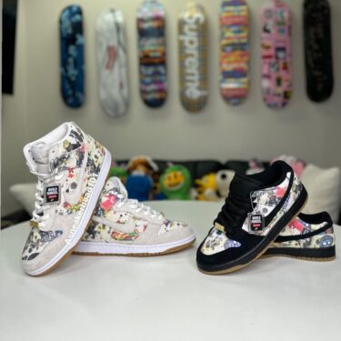 【国内 9/2 発売予定】シュプリーム × ナイキ SB ダンク ロー/ハイ “ラメルジー” (SUPREME NIKE SB DUNK LOW/HIGH 2023 “Rammellzee”) [FD8778-001/FD8779-100]