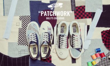 【国内 11/26 発売】過去にVANSで使用されてきた様々な生地を繋ぎ合わせたVAULT BY VANS “PATCHWORK” (バンズ ヴォルト “パッチワーク”)