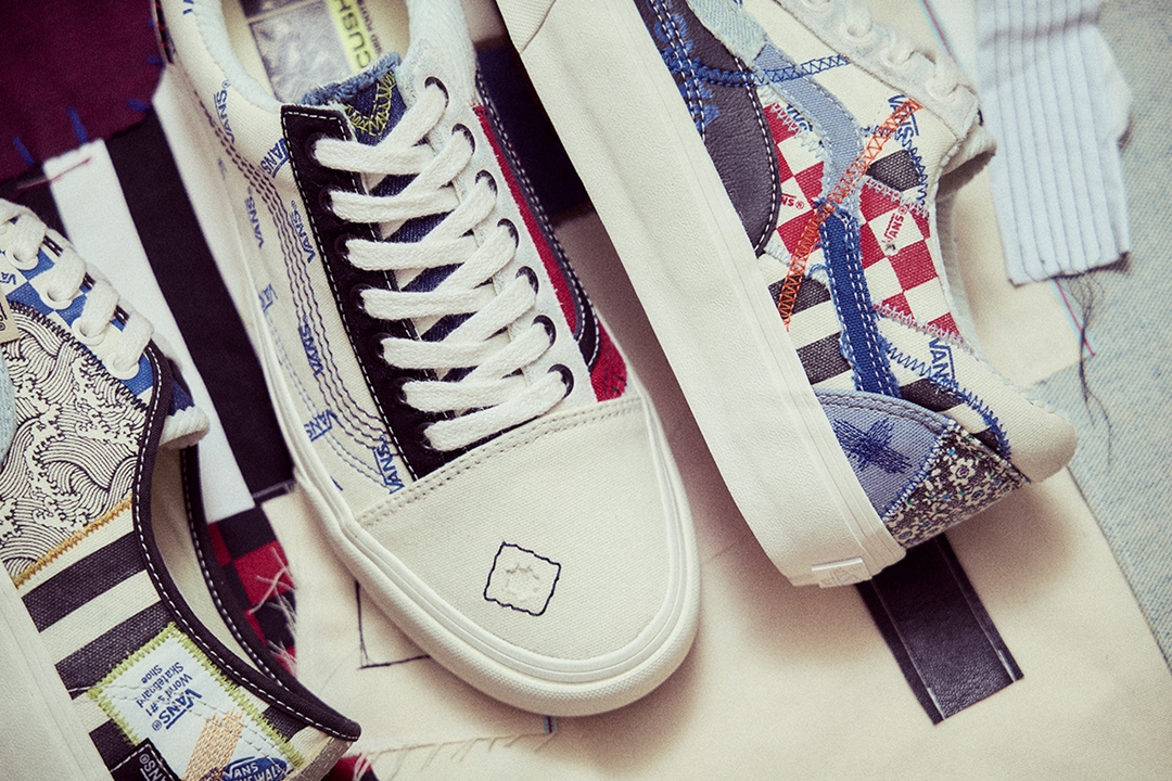 【国内 11/26 発売】過去にVANSで使用されてきた様々な生地を繋ぎ合わせたVAULT BY VANS “PATCHWORK” (バンズ ヴォルト “パッチワーク”)