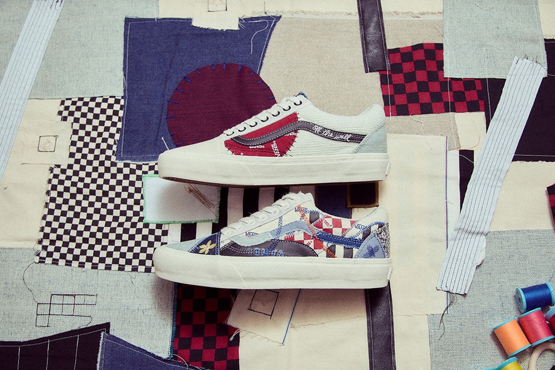 【国内 11/26 発売】過去にVANSで使用されてきた様々な生地を繋ぎ合わせたVAULT BY VANS “PATCHWORK” (バンズ ヴォルト “パッチワーク”)