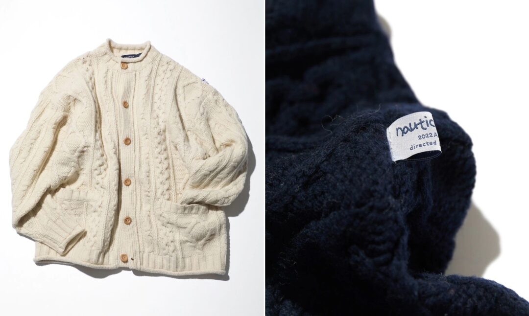 ファッションディレクターの長谷川昭雄氏のディレクションでリスタート「NAUTICA/ノーティカ」 “Fisherman Rollneck Cardigan”