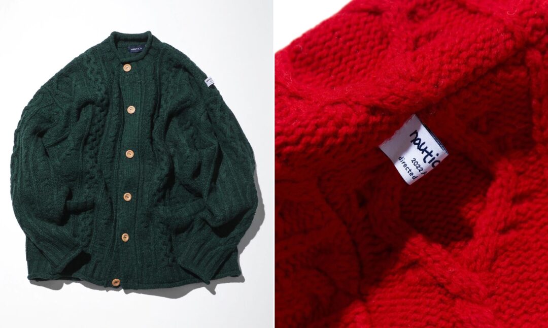 ファッションディレクターの長谷川昭雄氏のディレクションでリスタート「NAUTICA/ノーティカ」 “Fisherman Rollneck Cardigan”