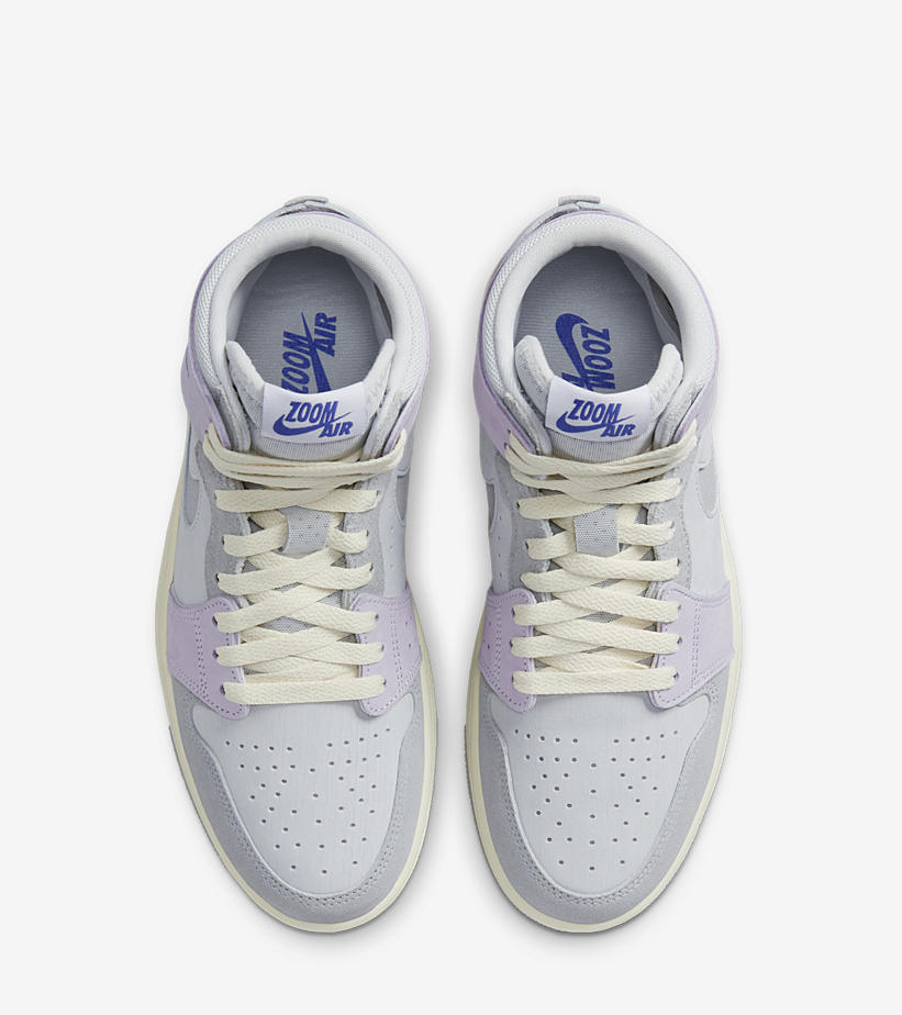 【国内 3/2 発売】ナイキ エア ジョーダン 1 ハイ ズーム “グレー/パープル” (NIKE AIR JORDAN 1 HIGH ZOOM CMFT “Grey/Purple”) [DV1305-005]