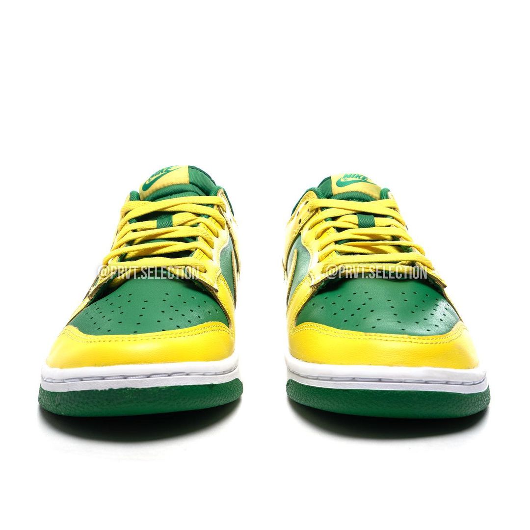 【国内 2/7 発売】ナイキ ダンク ロー レトロ “リバースブラジル (NIKE DUNK LOW RETRO “Reverse Brazil/Apple Green and Yellow Strike”) [DV0833-300]