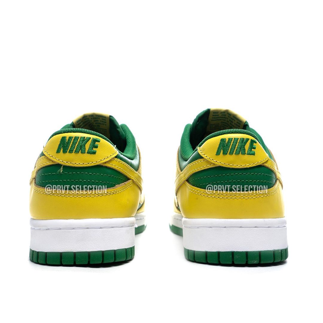 【国内 2/7 発売】ナイキ ダンク ロー レトロ “リバースブラジル (NIKE DUNK LOW RETRO “Reverse Brazil/Apple Green and Yellow Strike”) [DV0833-300]