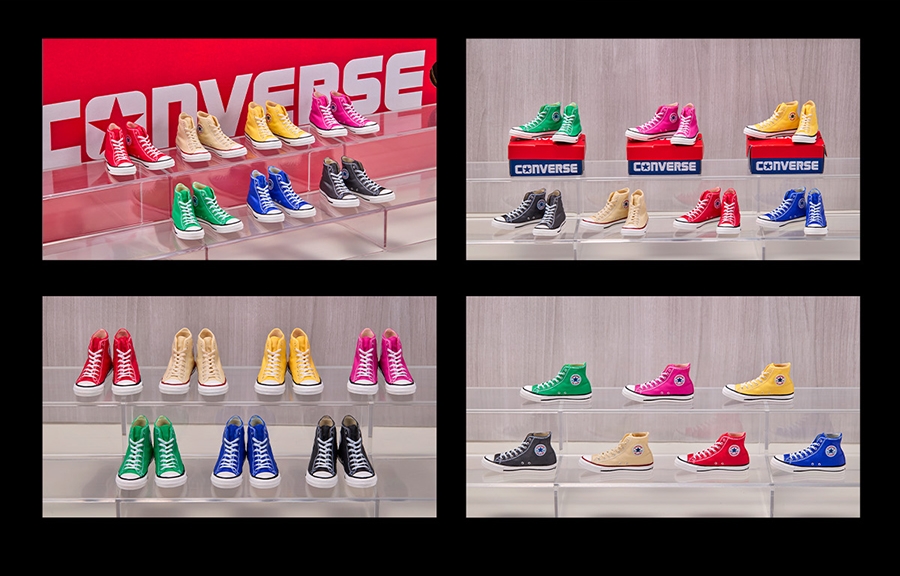 【スニーカーコラボ第2弾】ガシャポン × コンバースコラボ「CONVERSE ALL STAR HI mini figure collection」が12/2 11:00~発売 (CONVERSE)