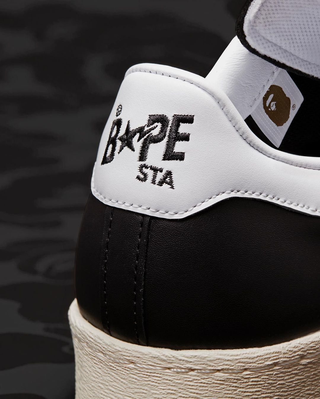 【国内 11/10 発売】A BATHING APE × adidas Originals SUPERSTAR 80s “Black/White” (ア ベイシング エイプ アディダス オリジナルス スーパースター) [IF2385]