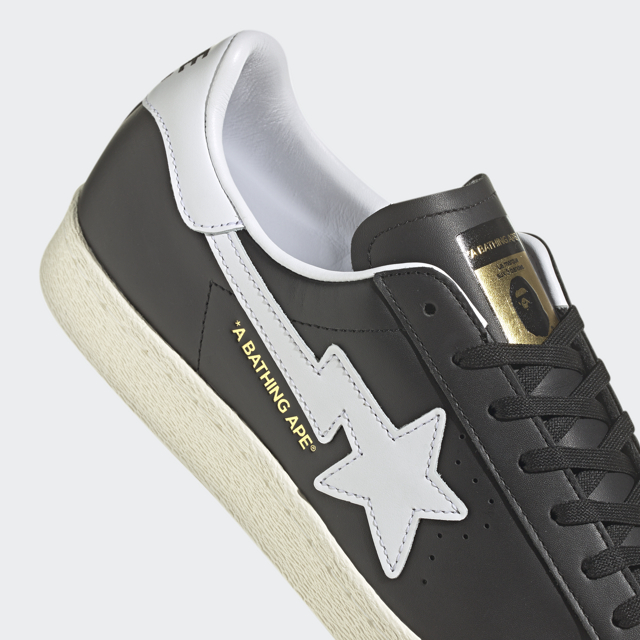 【国内 11/10 発売】A BATHING APE × adidas Originals SUPERSTAR 80s “Black/White” (ア ベイシング エイプ アディダス オリジナルス スーパースター) [IF2385]