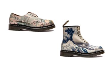 海外 11/25 発売！葛飾北斎のアートを落とし込んだ Dr. Martens 1460 THE MET (ドクターマーチン メトロポリタン美術館 Katsushika Hokusai)